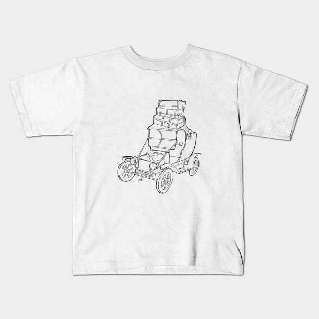 Brump brump Kids T-Shirt by corbeau